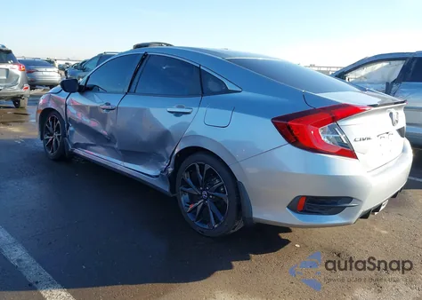 2020 Honda Civic Sport z USA, uszkodzony, nr VIN 19XFC2F88LE003461
